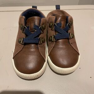 Carter's Brown Sneakers with Navy Laces